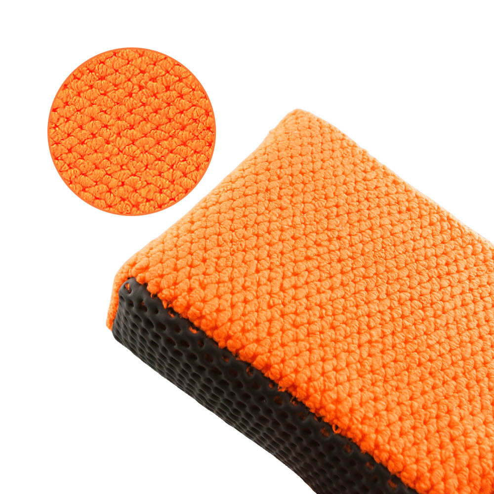 Microfiber Clay Block Ultra Clay Scrubber Removal of Paint Contaminants and Deep Clean Glass