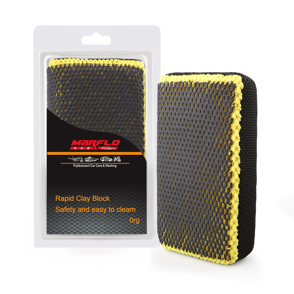 Clay Block Ultra Clay Scrubber Removal of Paint Contaminants and Deep Clean Glass