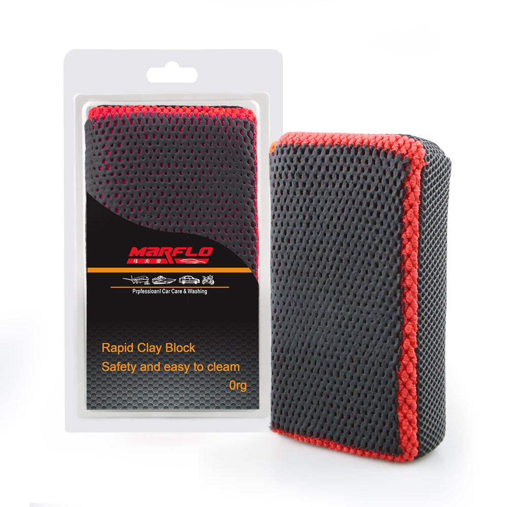 Clay Block Ultra Clay Scrubber Removal of Paint Contaminants and Deep Clean Glass