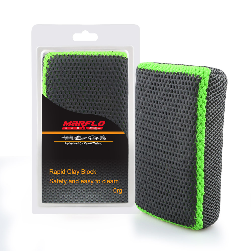 Clay Block Ultra Clay Scrubber Removal of Paint Contaminants and Deep Clean Glass