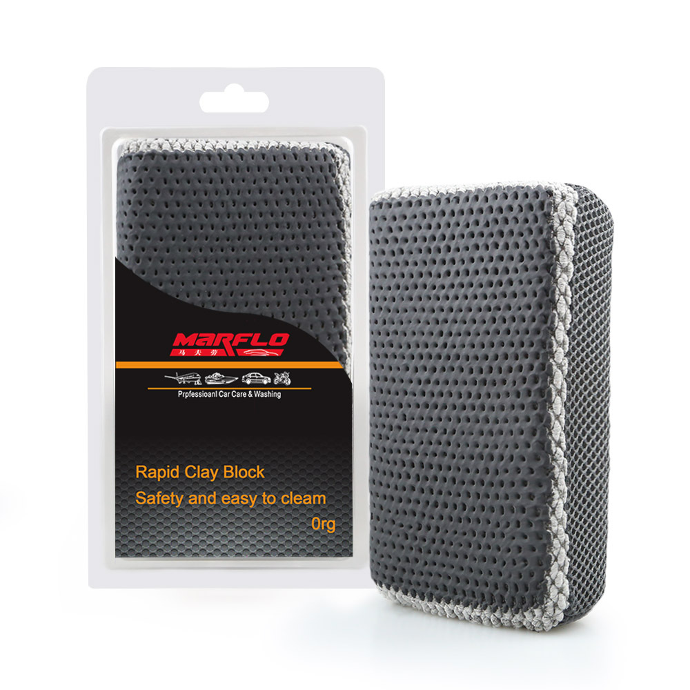 Clay Block Ultra Clay Scrubber Removal of Paint Contaminants and Deep Clean Glass