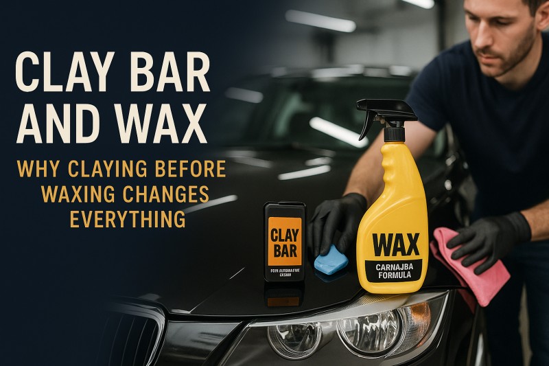 clay bar and wax