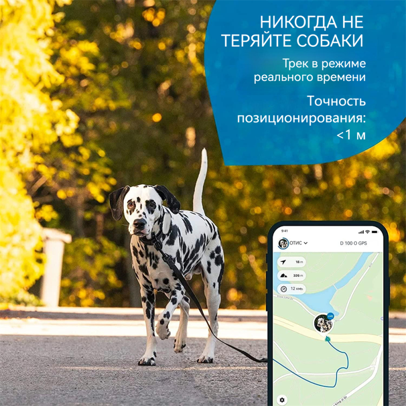 Ошейник GPS локатор для домашних животных. 5 типов спутникового позиционирования/APP реального времени/электронное ограждение. Необходимая вещь для предотвращения потери собак и кошек. Черный.