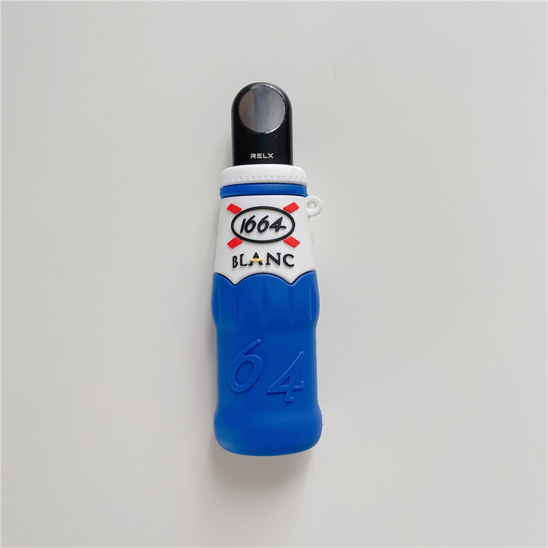 Креативный защитный чехол в стиле бутылки. Защитная крышка электронной сигареты. Применимо к бренду RELX. Силиконовый модный стиль 1/4/5 поколения.