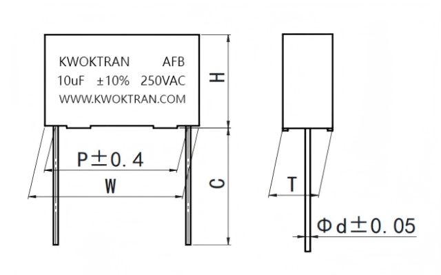 AFB(C6A)  交流滤波电容器  AC filter capacitor