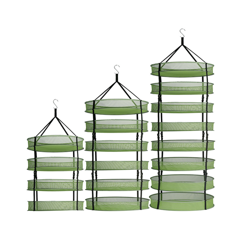 Folding Herb Drying Net With Zipper - Mesh Bag For Herbs, Flowers, Buds & Plants From Hangers & Racks - Price 13.32