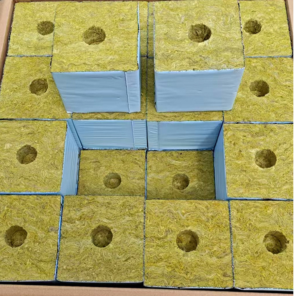 150mm Hydroponic Slab Blocks - Grodan® Tech Rockwool w/Optimal 70/30 Water-Air Ratio | Greenhouse Tomatoes/Cucumber System