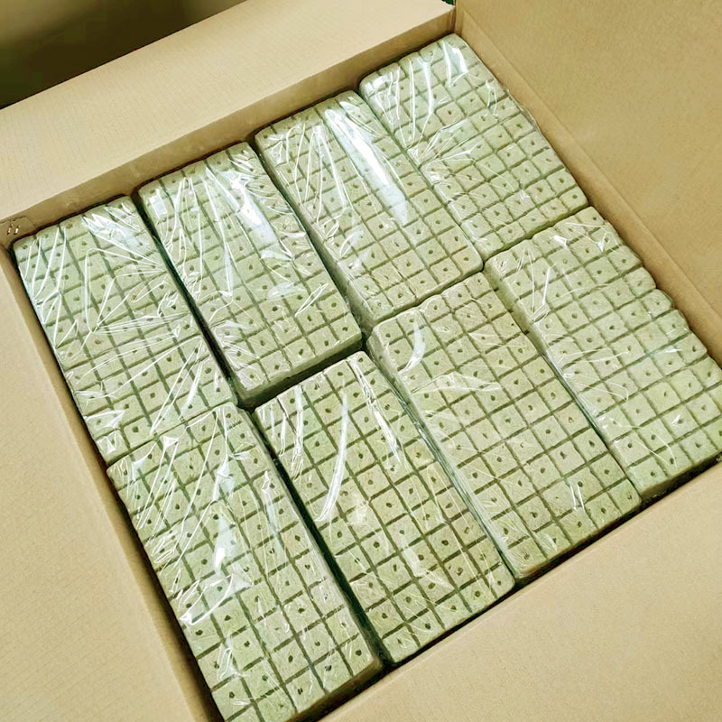 1.6 Inch Rockwool Starter Cubes 40x40x40mm - pH Buffered Hydroponic Plugs for Seedlings & Microgreens | Sterile Grow Blocks w/Optimal Water Retention (50-Pack)
