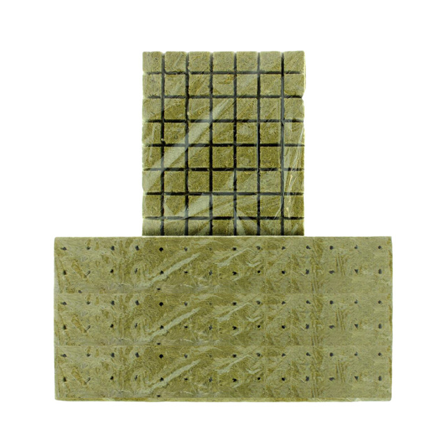 1.6 Inch Rockwool Starter Cubes 40x40x40mm - pH Buffered Hydroponic Plugs for Seedlings & Microgreens | Sterile Grow Blocks w/Optimal Water Retention (50-Pack)
