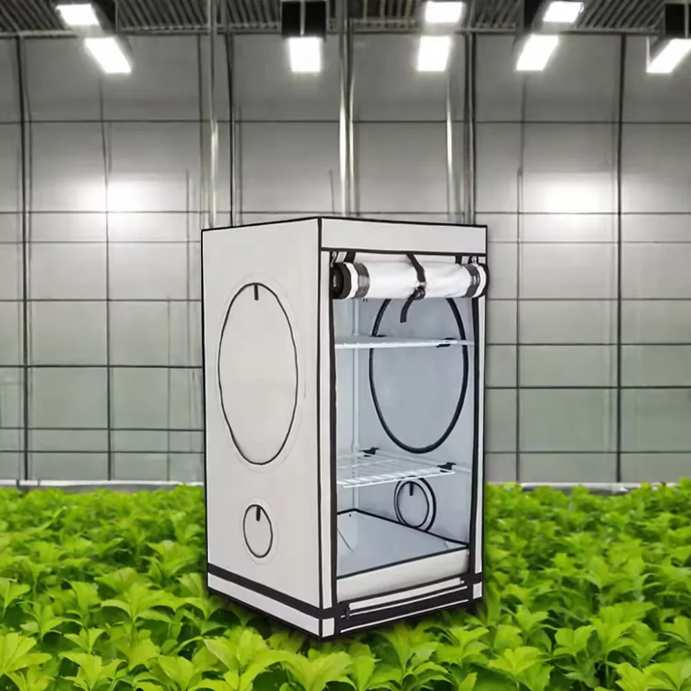 80x80x160cm Grow Tent - Reflective Mylar Hydroponic Grow Box for Indoor Plants (2.6x2.6x5ft)
