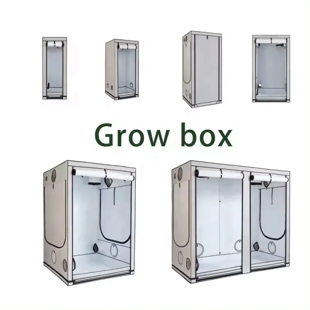 80x80x160cm Grow Tent - Reflective Mylar Hydroponic Grow Box for Indoor Plants (2.6x2.6x5ft)