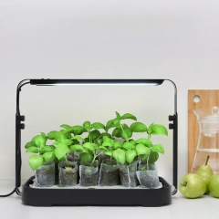Height Adjustable Microgreen Tray Kit Smart Indoor Desk Planter Garden with Grow Bag & 16W Light & Mat Smart Home Products