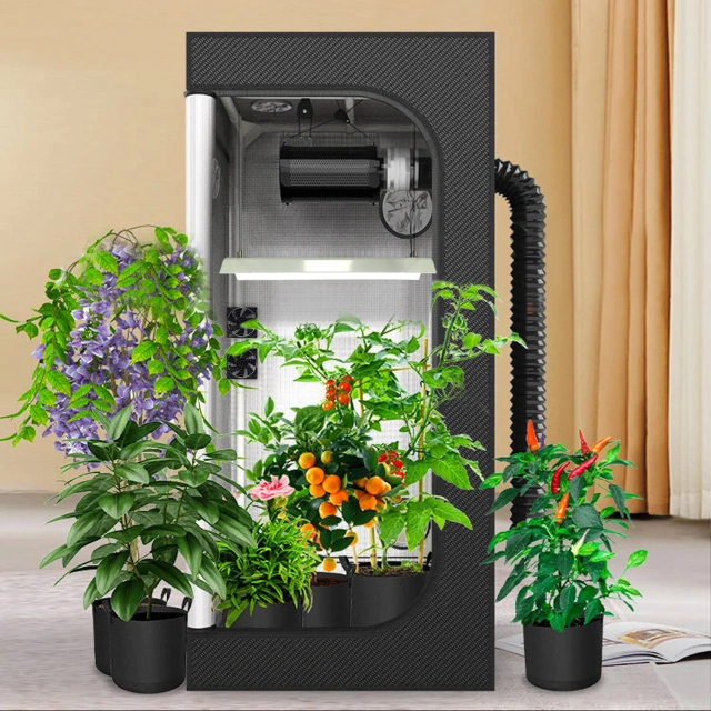 Full Spectrum LED Grow Light Kit - Hydroponic Indoor Growing System for Grow Tents & Gardens