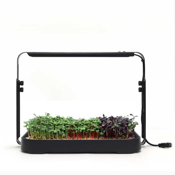 Height Adjustable Microgreen Tray Kit Smart Indoor Desk Planter Garden with Grow Bag & 16W Light & Mat Smart Home Products