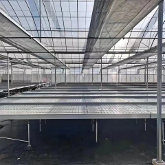 Mobile Vertical Grow Rack System - Indoor Microgreens Farming with Adjustable Shelves and LED Grow Light
