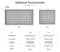 Mobile Vertical Grow Rack System - Indoor Microgreens Shelves with Adjustable Height & Wheels