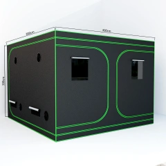 2024 New Design High Yield 600D Oxford Fabric 10x10ft 300*300*200cm Grow Tents for Commercial Plants Growing