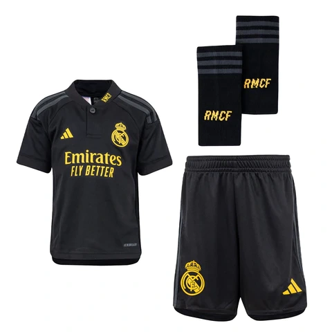 Real Madrid kids Third Kit 23/24 Black