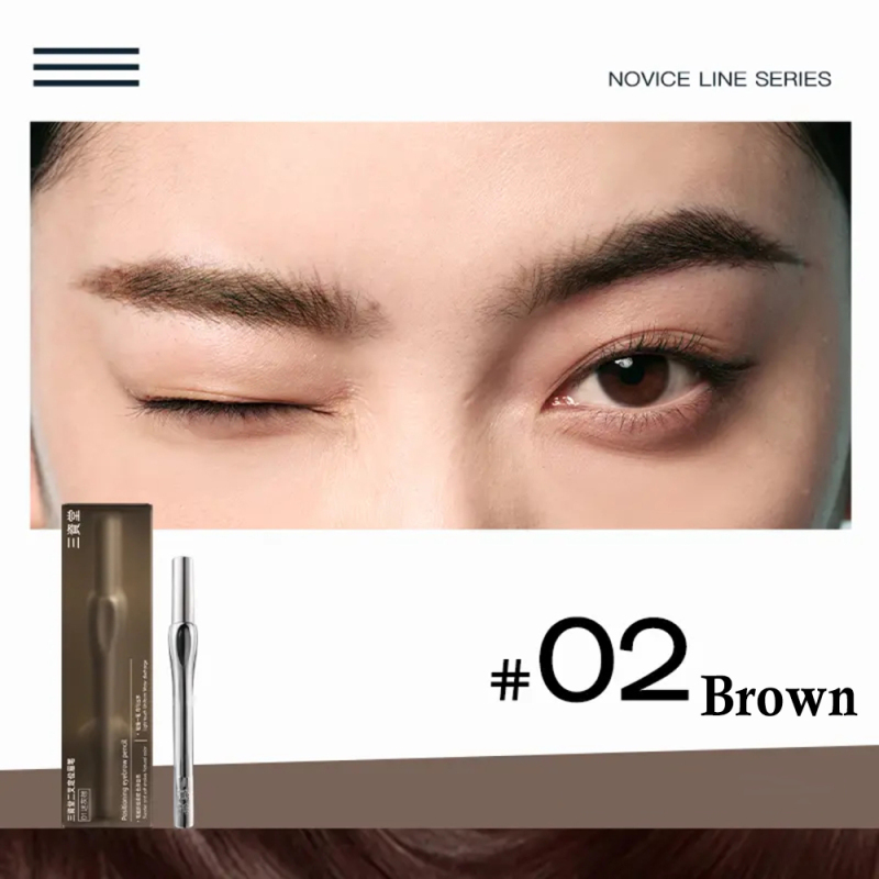 Unique 2 Tip Microblade Design-Natural Looking Eyebrow Pencil, Natural Eye Brow Pencils for Women, Liquid Waterproof Eyebrow Pencil, Smudge-Proof and Long-Lasting