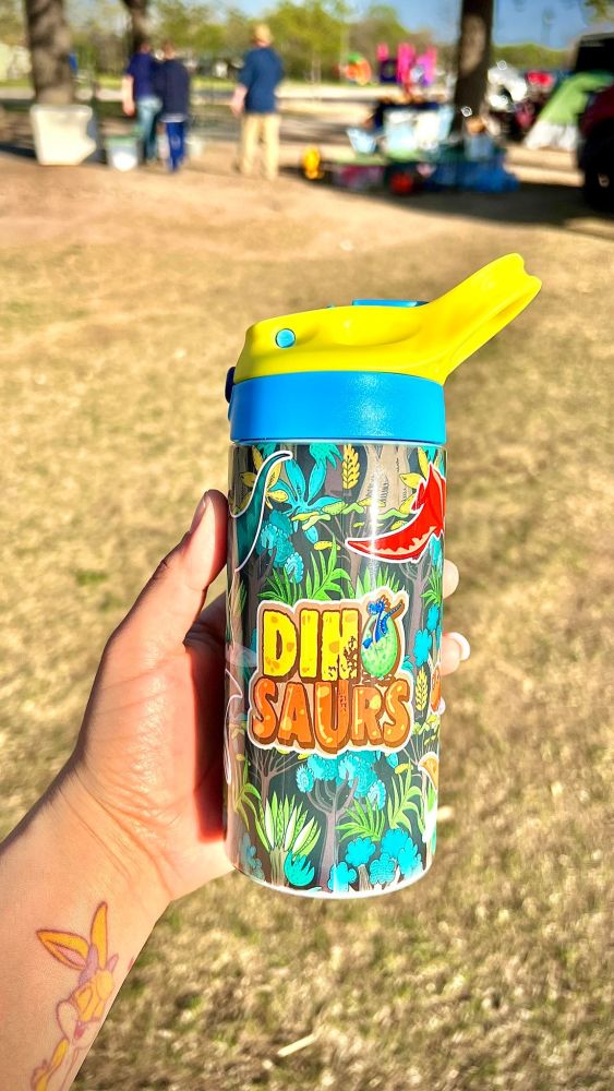 Bob 12oz Sublimation Kids Water Bottles Straight Tumblers USA Warehouse Stocked