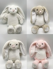 Bob 50pcs/case Cute Easter Bunny Rabbit with shirts Sublimation or DTF etc. Creative Designs USA Warehouse