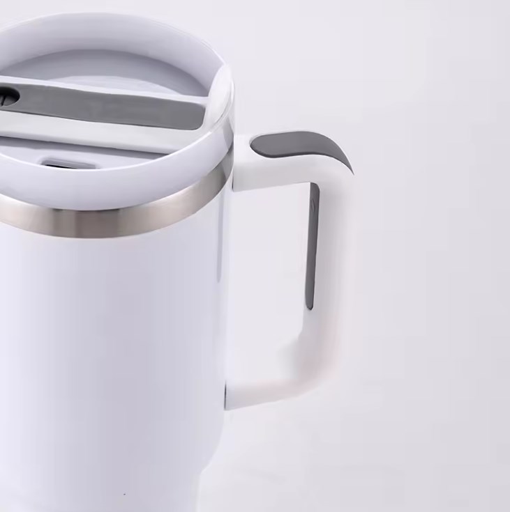 Seven 40OZ 2.0 Sublimation Blanks Handrid Double Wall Stainless Steel Travel USA Warehouse RTS