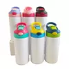 Bob 12oz Sublimation Kids Water Bottles Straight Tumblers USA Warehouse Stocked