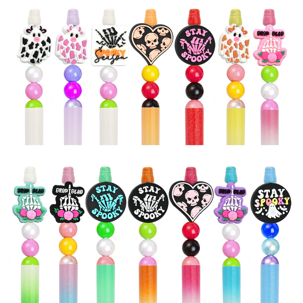 Seven Pen with silicone focal beads