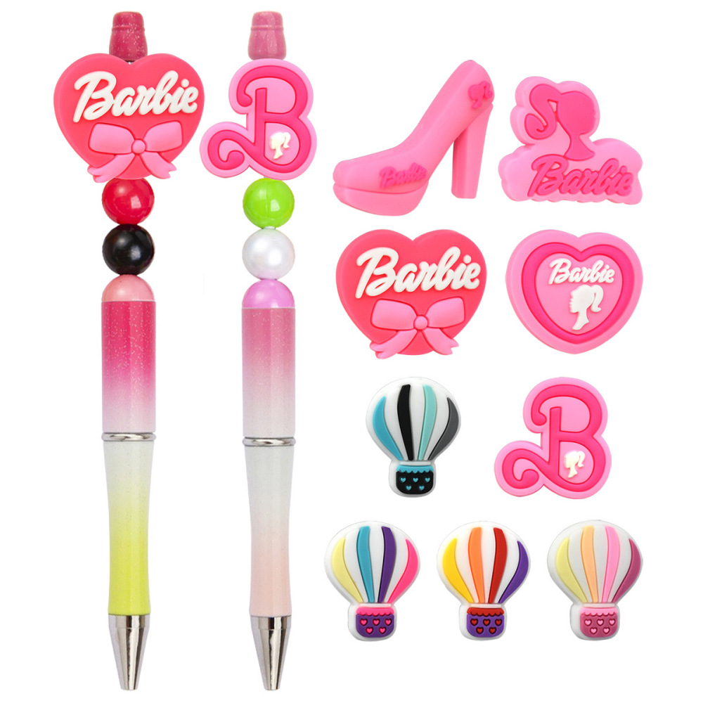Seven Pen with silicone focal beads
