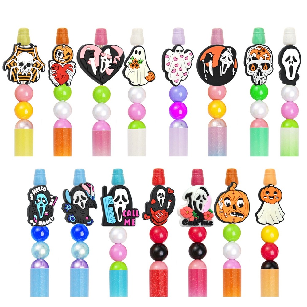 Seven Pen with silicone focal beads