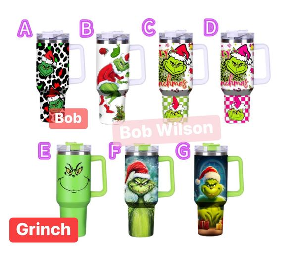 Bob 40OZ grinch tumbler mixed