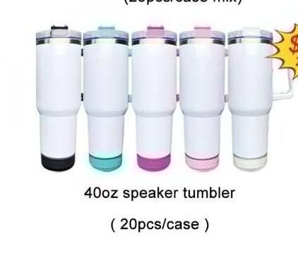 Bob 40OZ speaker tumbler 20pcs/case
