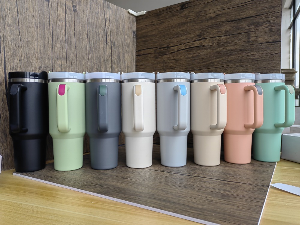 Bob 40OZ powder coated tumbler