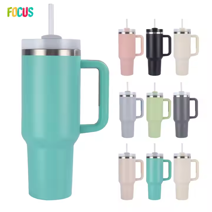 Bob 40OZ powder coated tumbler