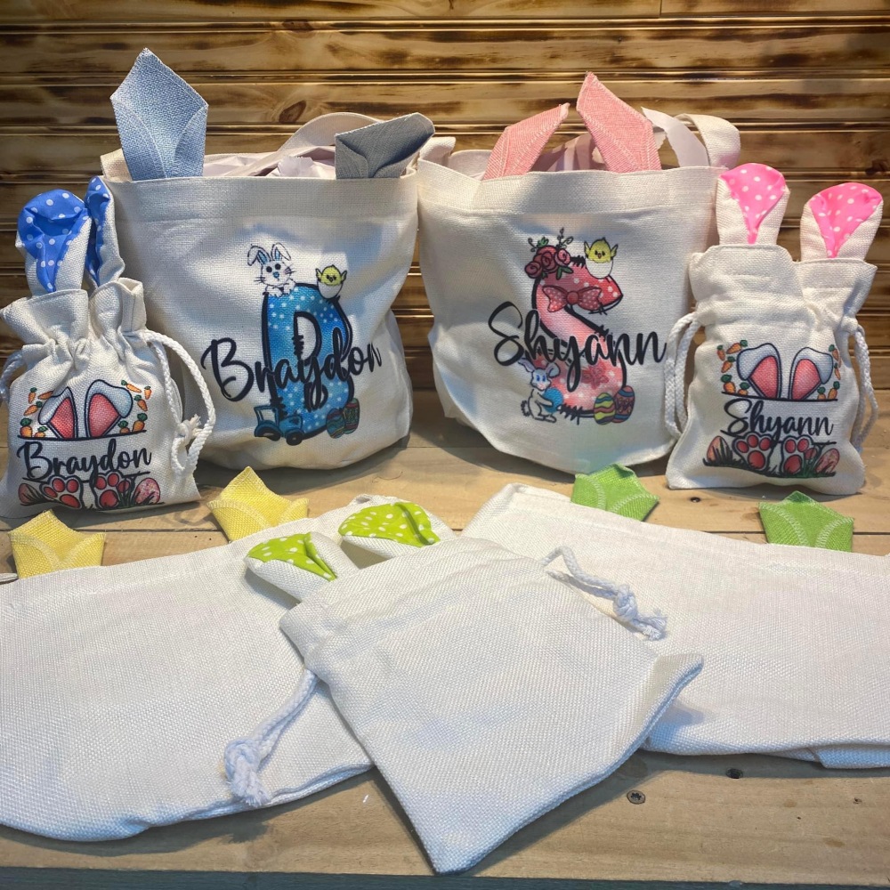 Bob Easter Basket 25*33cm for subliamtion or transfer vinly