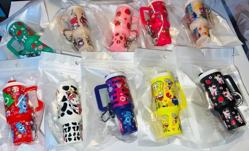 Bob mini keychains, keychain wraps hot popular seller