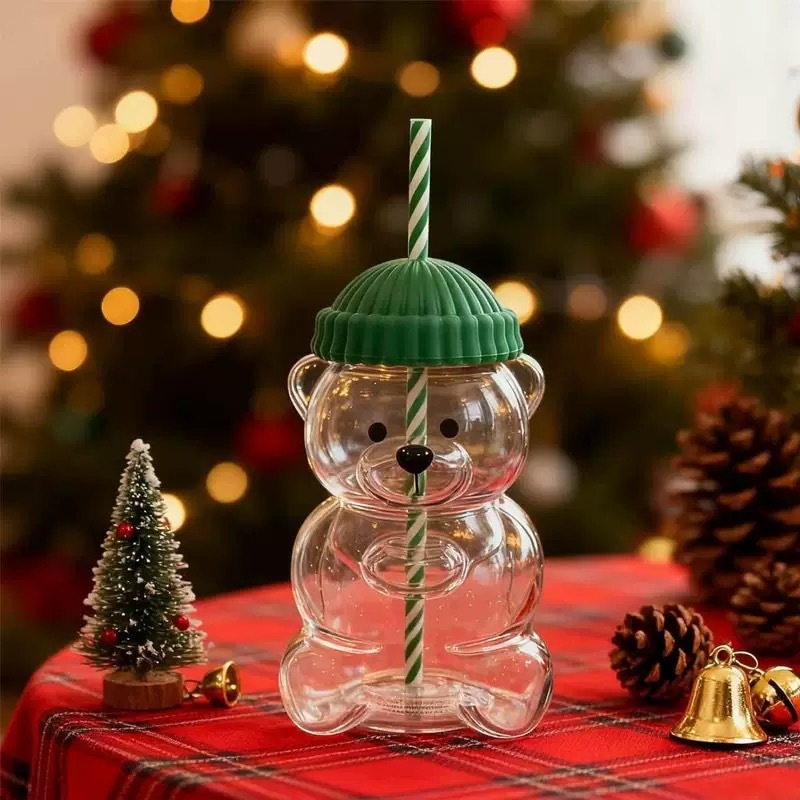 Bob bear glass cup