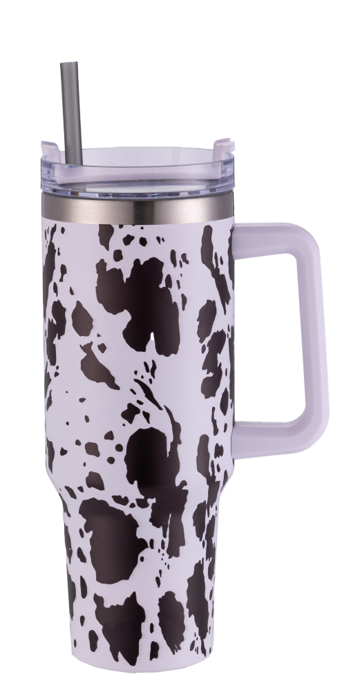 Fiona 40oz Cow Print Mugs Mixed Color USA Warehouse Pre-order