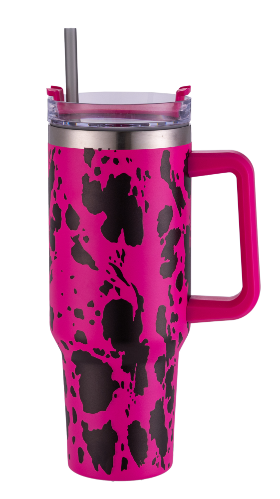 Fiona 40oz Cow Print Mugs Mixed Color USA Warehouse Pre-order