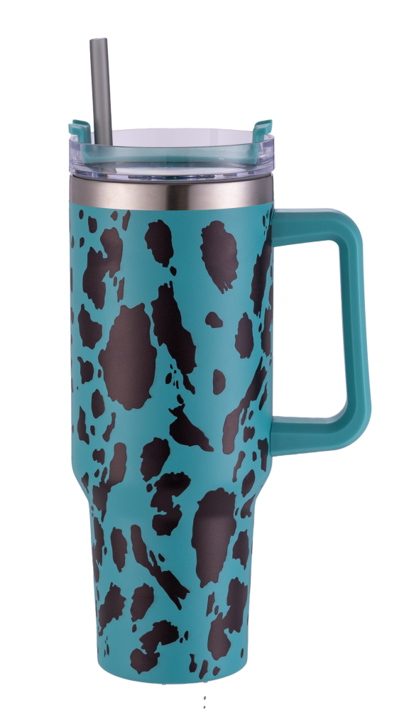 Fiona 40oz Cow Print Mugs Mixed Color USA Warehouse Pre-order
