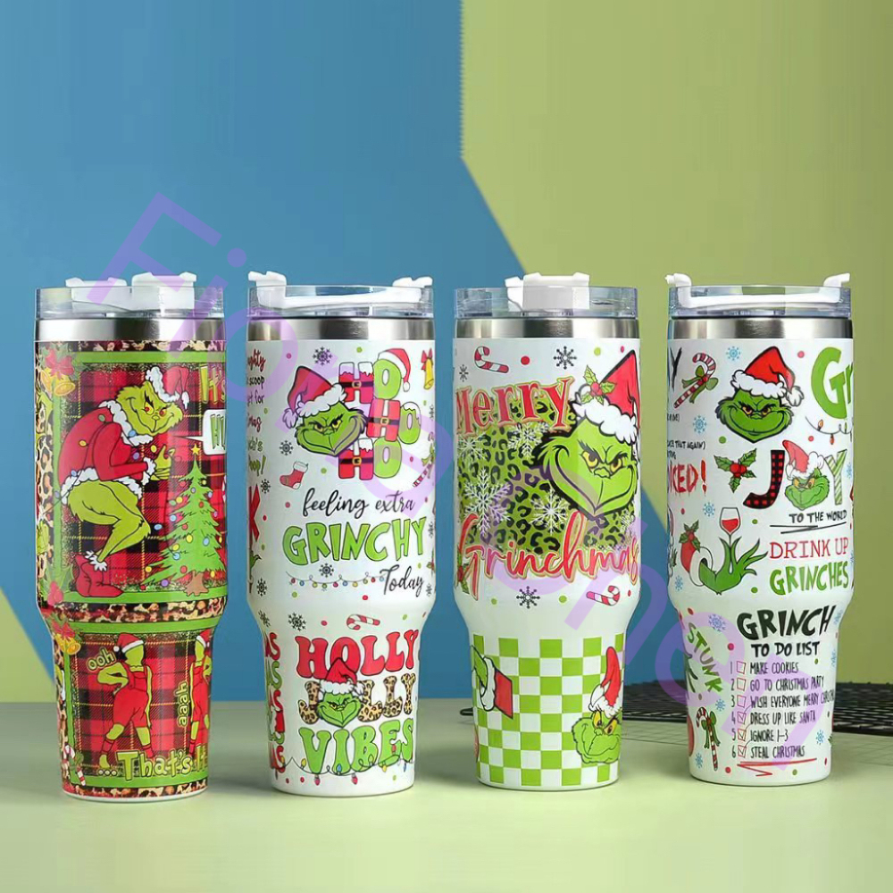 Fiona 40oz Grinch Mugs China Warehouse Stocked