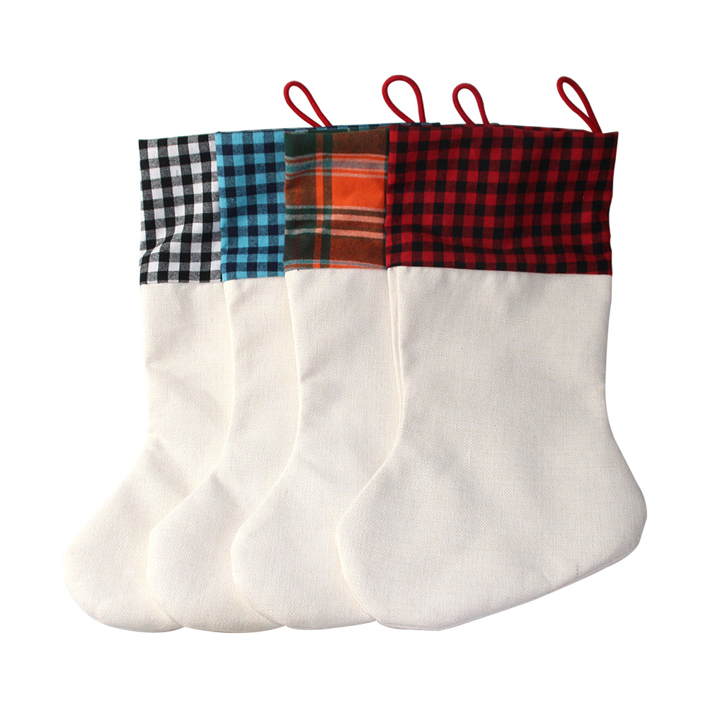 Fiona Sublimation Stockings Colorful Edge Air Shipping