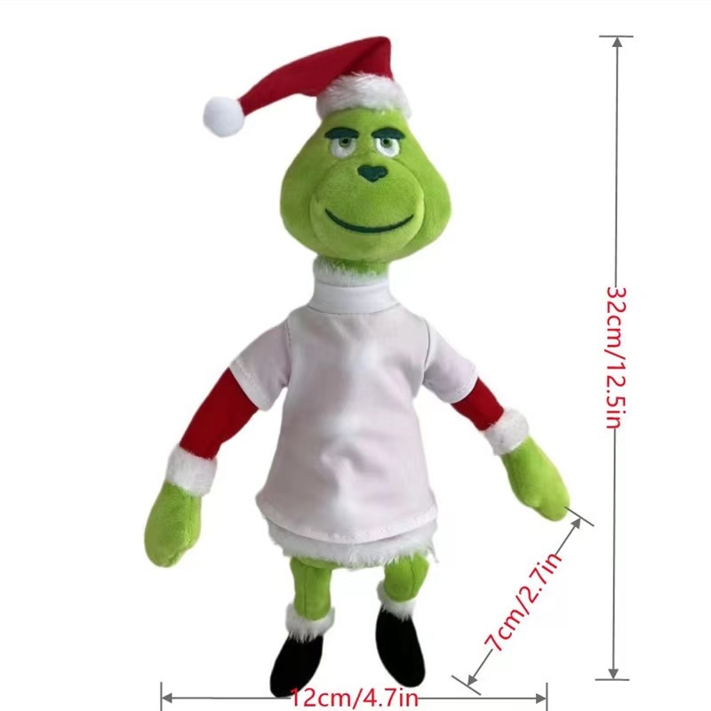 Fiona Grinch Doll with Sublimation Clothes Gift Decoration Air Shipping