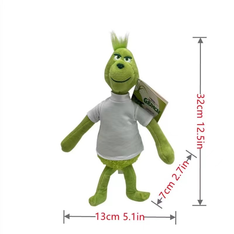 Fiona Grinch Doll with Sublimation Clothes Gift Decoration Air Shipping