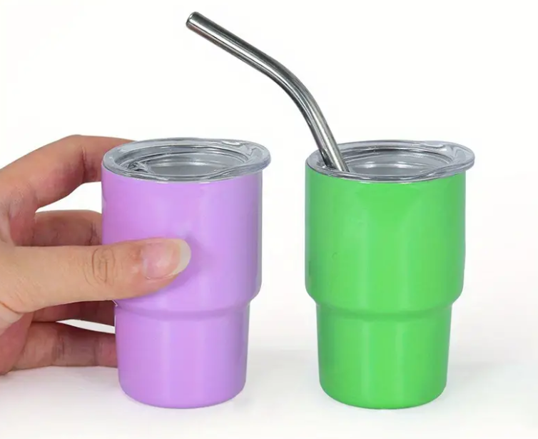 Fiona 3oz Sublimation Stainless Steel Cups Shot Cups USA Warehouse Stocked