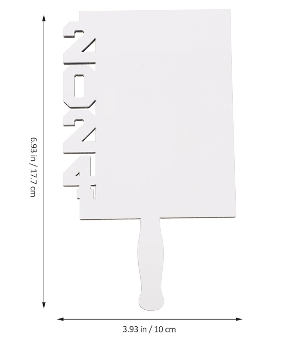 Fiona 2024 Graduation Sublimation Fans Air Shipping