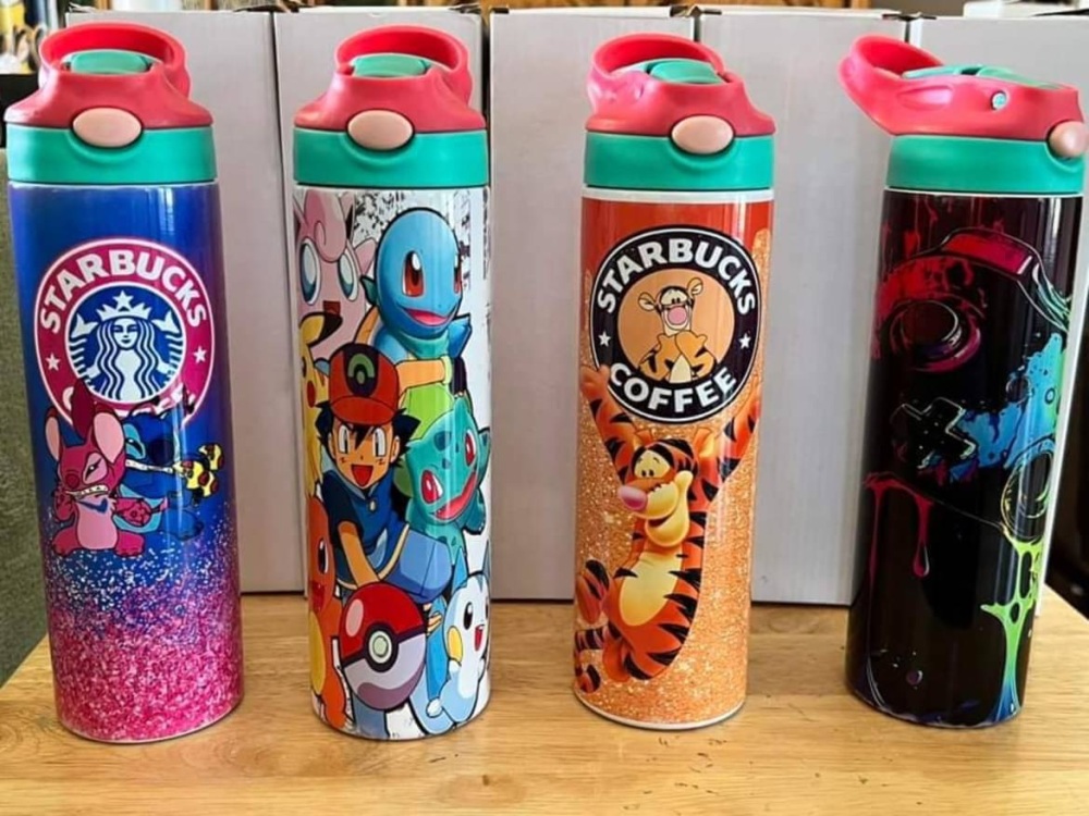 Fiona 20oz Sublimation Kids Water Bottles Straight Tumblers USA Warehouse Stocked