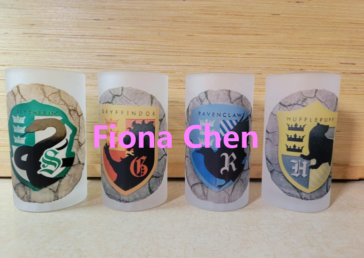 Fiona 16oz Frosted Beer Glass Mugs USA Warehouse Stocked