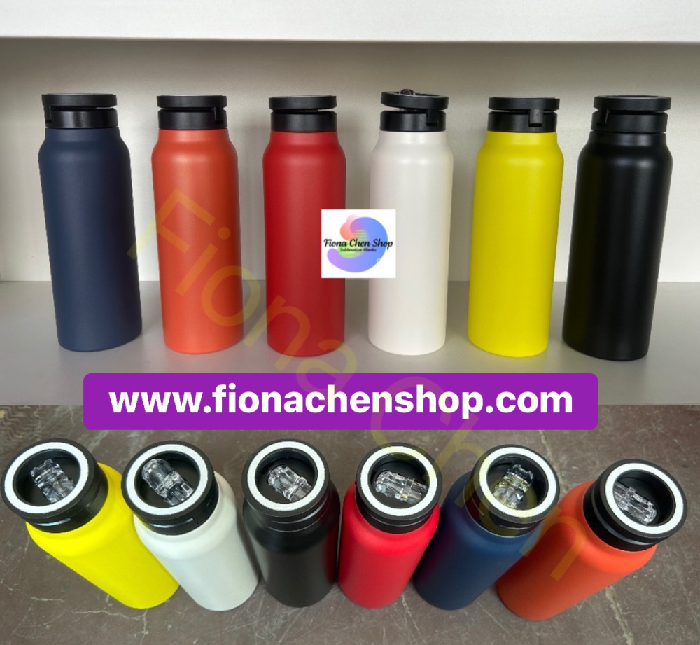 Fiona 24oz Magnetic Lids Water Bottles Phone Holder Adjustable China Warehouse Stocked