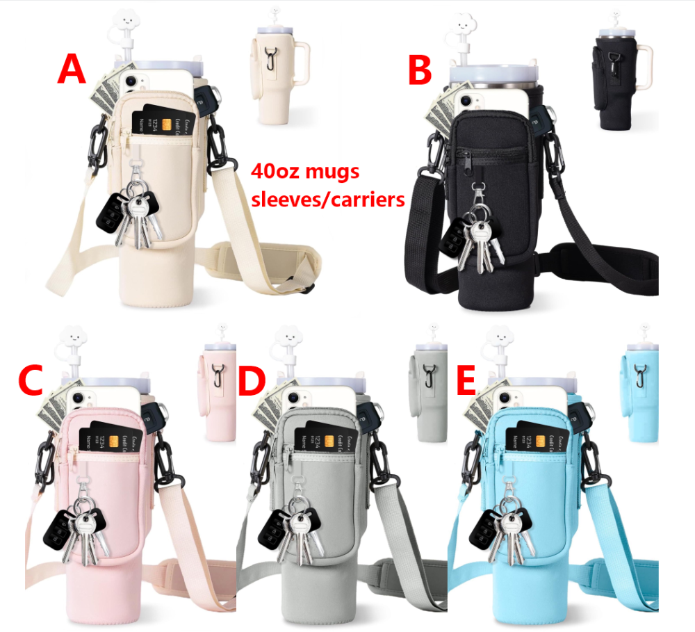 Fiona 40oz Mugs Sleeves Tumblers Carriers Bags Air Shipping